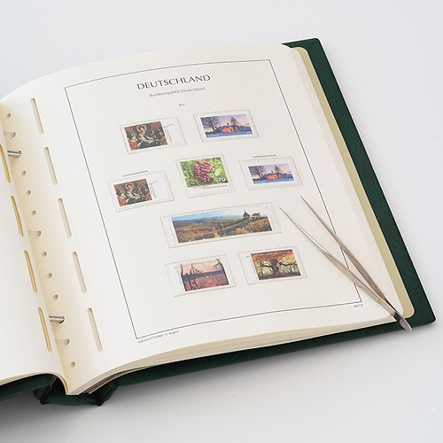 Complete stamp albums