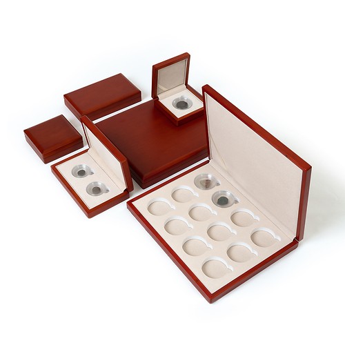 SIENA wooden coin boxes for MAGIC capsules
