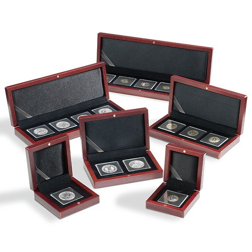 VOLTERRA wood finish coin boxes