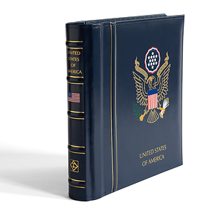 Classic design turn-bar binder with slipcase, USA
