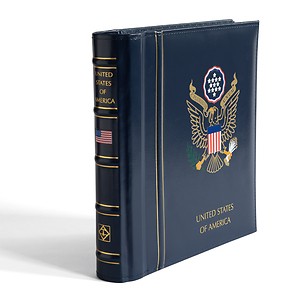 Classic design turnbar binder with slipcase, USA