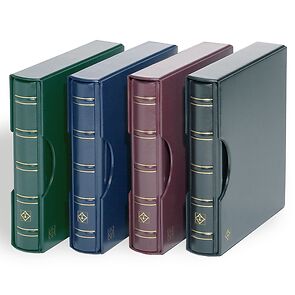 Turn-bar binder PERFECT DP, in classic design with slipcase