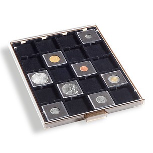 Coin Box with 20 Square Compartments up to 2'