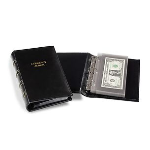 Small currency album in classic design