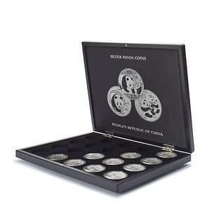 Display Coin Case for 20 Panda 1 oz. Silver Coins in Original Capsules