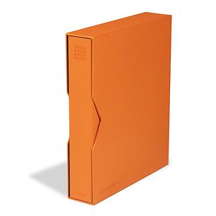 GRANDE PUR ring binders with slipcase Orange