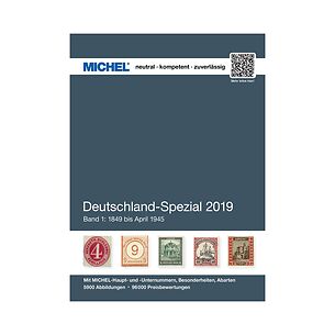 MICHEL Stamp Catalog Germany Specialized 2019, Vol. 1 (1849 - April 1945)