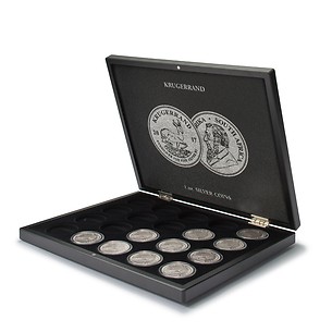 Display Coin Case for 20 Krugerrand 1 oz. Silver Coins in Capsules