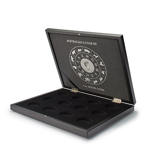 VOLTERRA UNO Presentation Case for 12 Lunar Series III 1 oz. Silver Coins