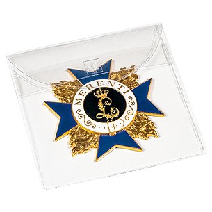 Protective Pouches for Medals and Insignia up to 3 1/2' (90 mm) in diameter, pack of 50