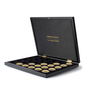 VOLTERRA UNO Presentation Case for 30 Gold Coins American Eagle in Capsules