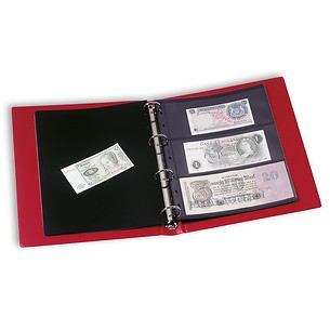 Currency Album VARIO with10 Clear 3C Pages, incl. Slipcase