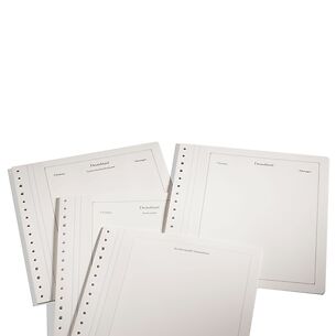 KABE Blank sheets with country name imprint