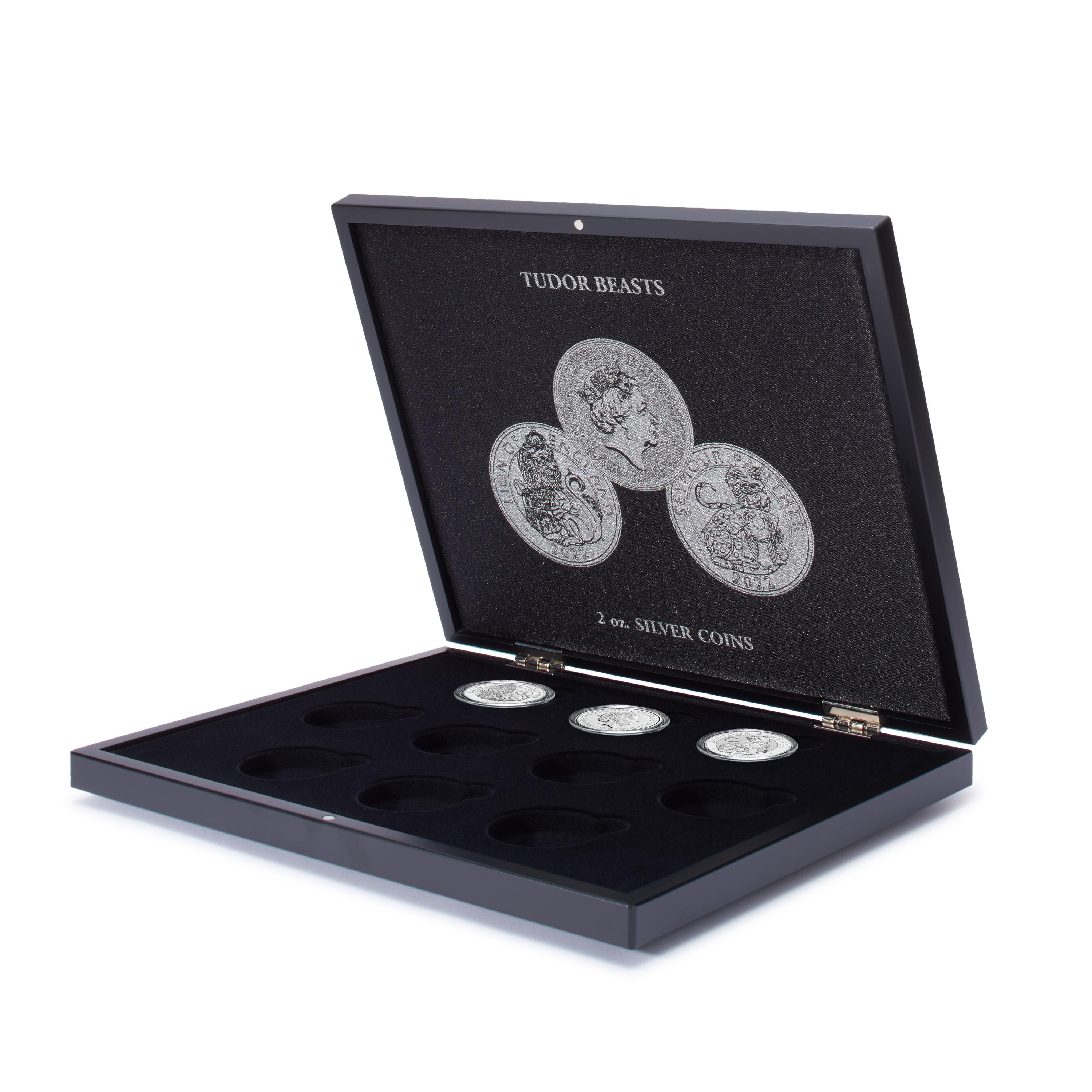 VOLTERRA coin box for 10 “Tudor Beasts” 2oz silver coins