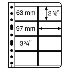 4 pockets - horizontal/divided (for 8 phone cards)