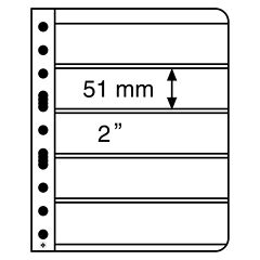5 pockets or strips