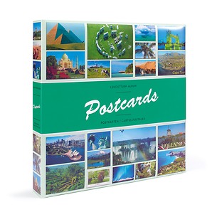 Large postcard album with 50 inbound polypropylene pages