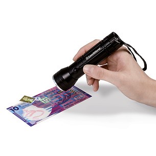 Dual-function UV/LED pocket flashlight