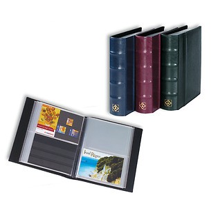 Postcard album with 50 clear pockets