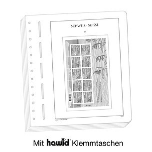 LIGHTHOUSE SF Illustrated album pages Switzerland, miniature sheets