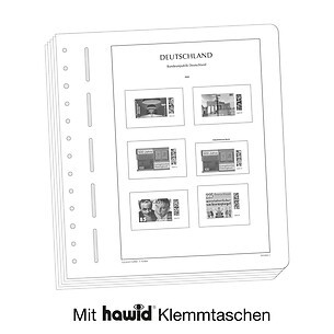 LIGHTHOUSE SF Illustrated album pages Germany, corner stamps