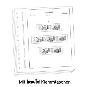 LIGHTHOUSE SF Illustrated album pages Fed. Rep. Germany, se-tenant combinations