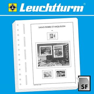 LH SF Illustrated album pages St. Pierre & Miquelon