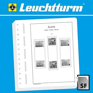 LIGHTHOUSE SF Illustrated album pages Aland, pairs (Zwischenstegpaare)