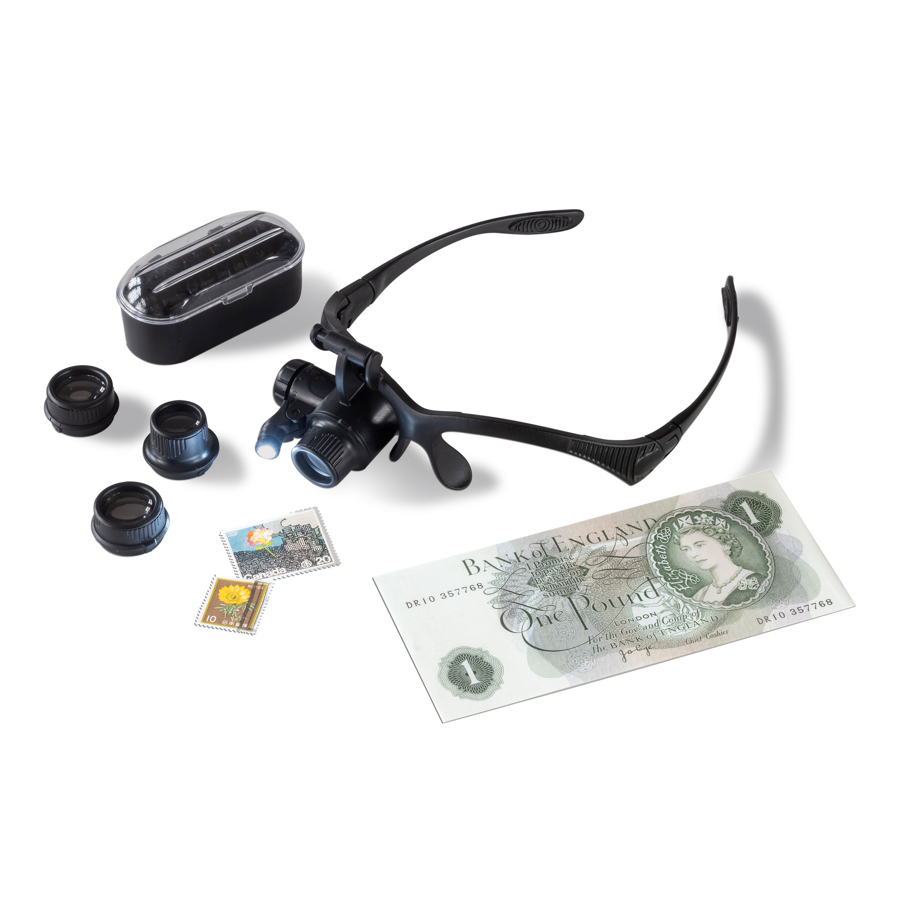 Magnifying Glasses with LED Light, up to 25x magnification at