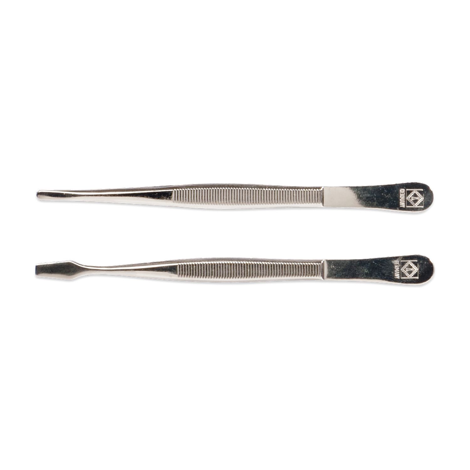 2pcs Stamp Tweezer Stainless Steel Rubber Tipped Tongs Paper Money Jewelry  Coin