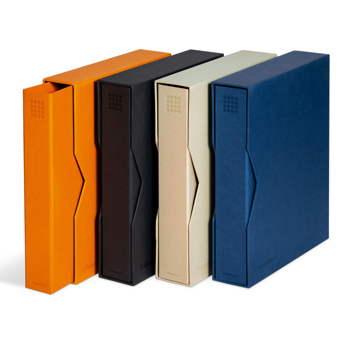 GRANDE PUR ring binders with slipcase at