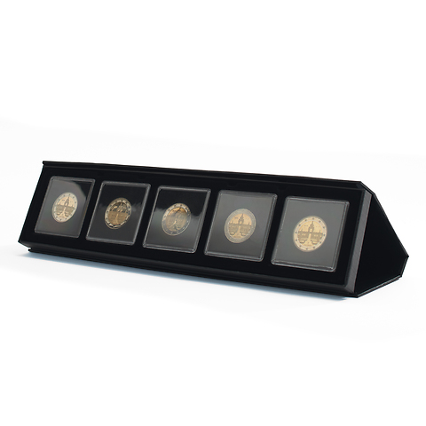 AIRBOX coin box with display function for 5 QUADRUM snaplocks, black at ...