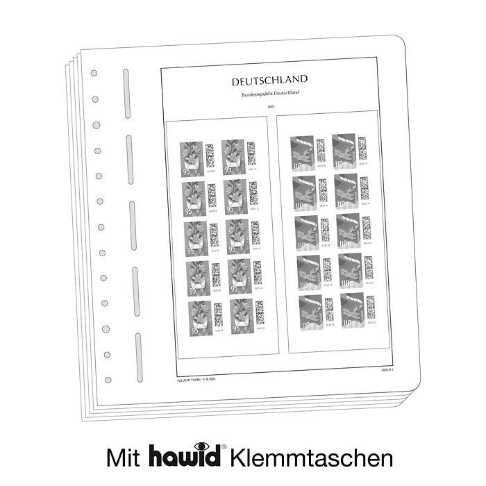 Lighthouse supplement with stamp mounts Federal Republic of Germany Stamp Booklets 2025