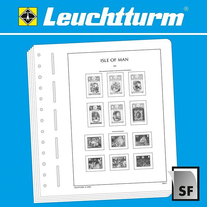 Lighthouse supplement with stamp mounts Isleof Man 2025
