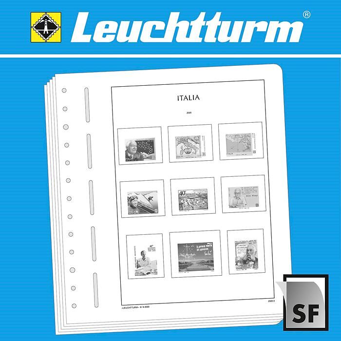 Lighthouse supplement with stamp mounts Italy 2025