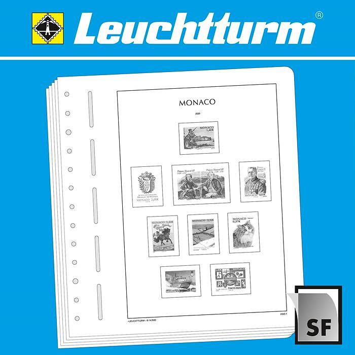 Lighthouse supplement with stamp mounts Monaco 2025