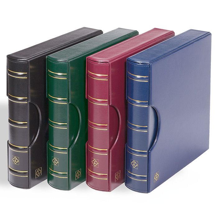 LIGHTHOUSE Ring binder in Classic design with slipcase, green