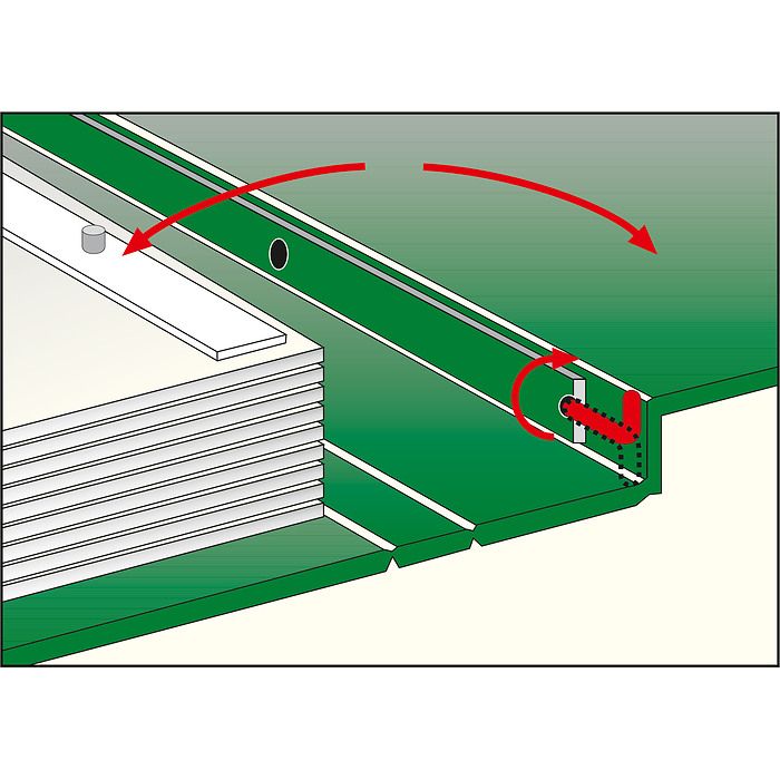 LIGHTHOUSE 'PERFECT' Turn-bar Binder, including slipcase, red