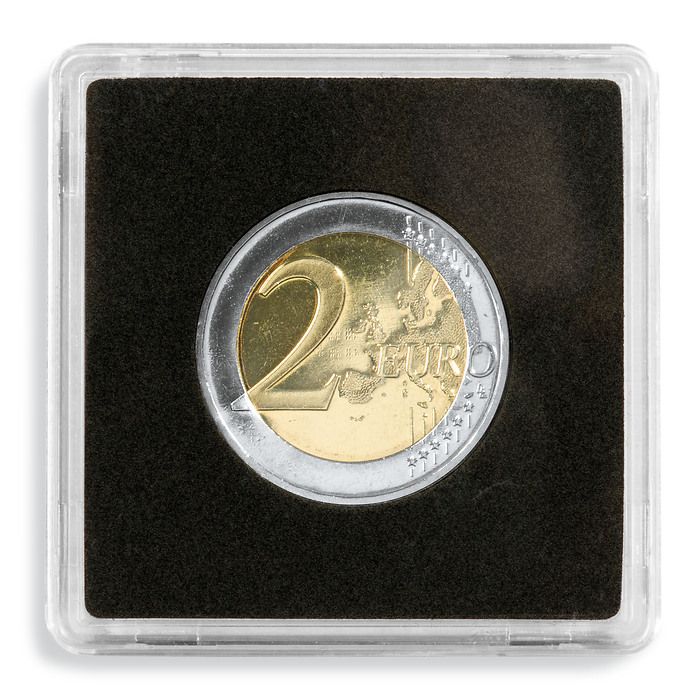 Square Coin Capsules QUADRUM inner diameter 19 mm (for US Pennies)
