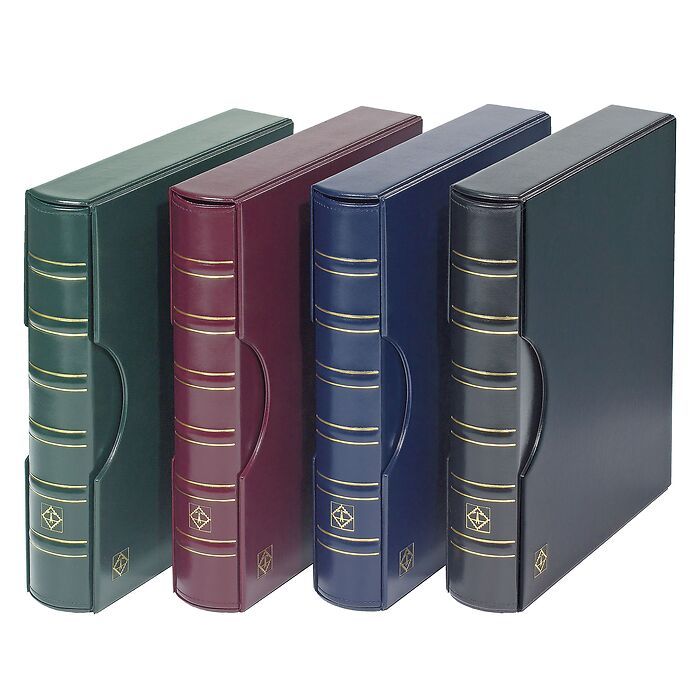 GRANDE CLASSIC 3-RING BINDER with SLIPCASE, Red