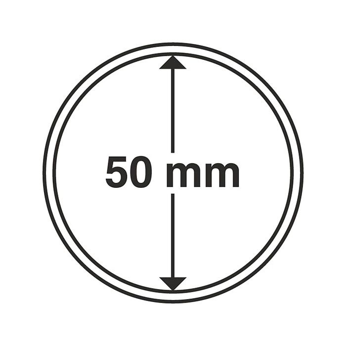 Coin Capsules inner diameter 50 mm (10-pack)