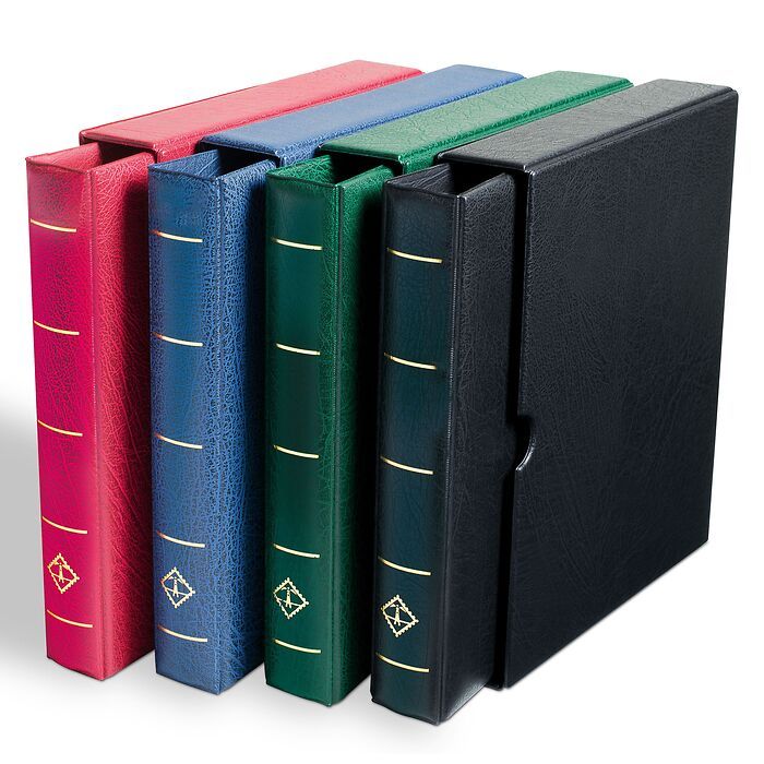 OPTIMA F Binder including slipcase, blue