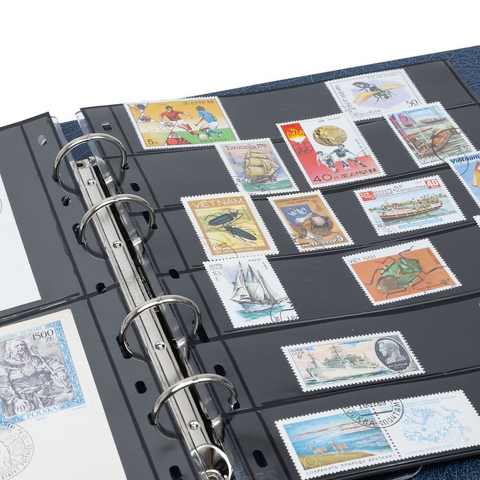 OPTIMA F Binder including slipcase, blue