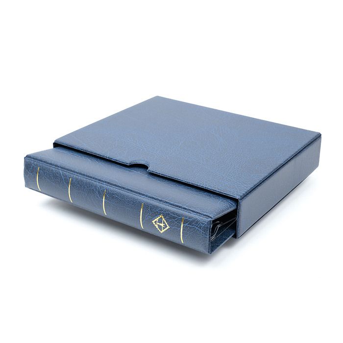 OPTIMA F Binder including slipcase, blue