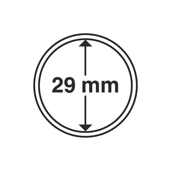 Coin Capsules inner diameter 29 mm (10-pack)
