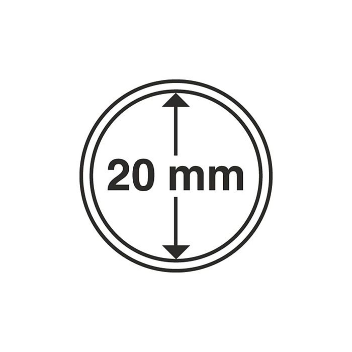 Coin Capsules inner diameter 20 mm (10-pack)