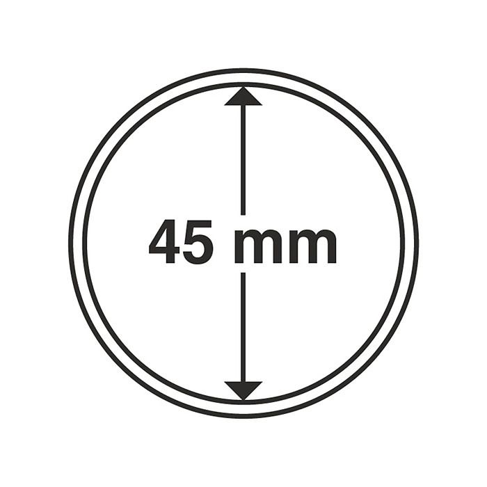 Coin Capsules inner diameter 45 mm (10-pack)