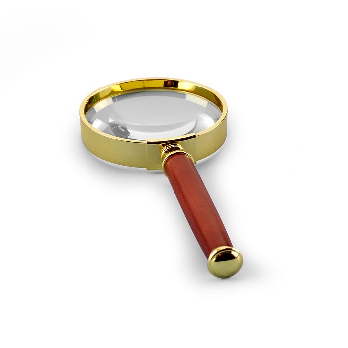 Magnifying Glass with Rosewood Handle, 3x magnification