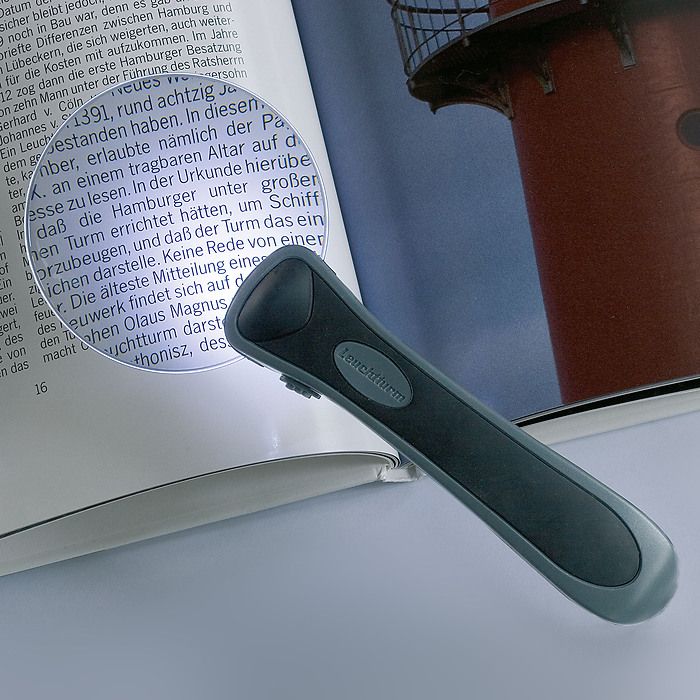 Magnifying Glass Handheld with LED Light, 2.5x magnification