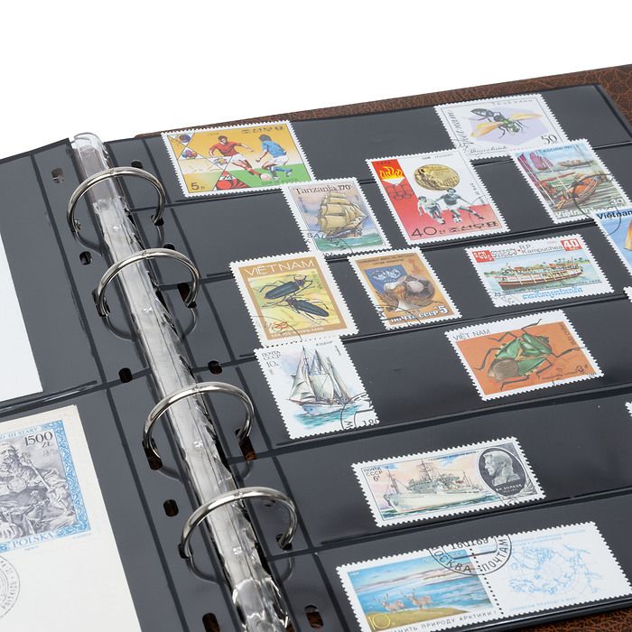 OPTIMA F Binder including slipcase, brown